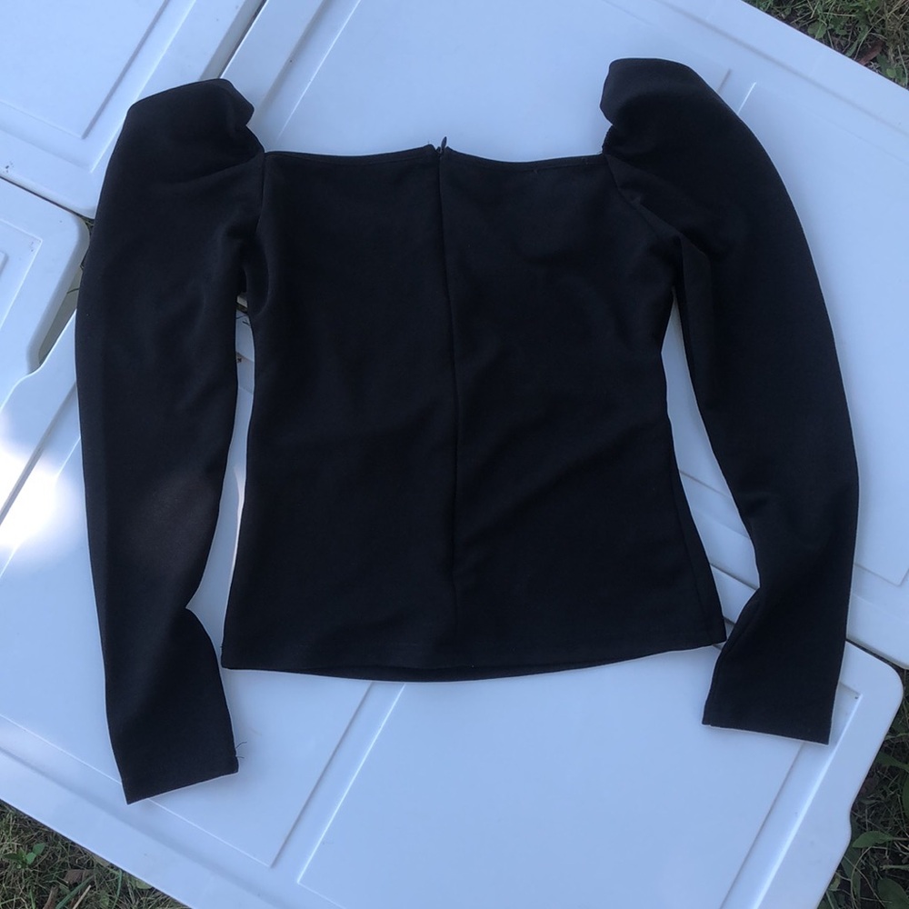 Elegant Black Women's Top - Picture 5 of 5